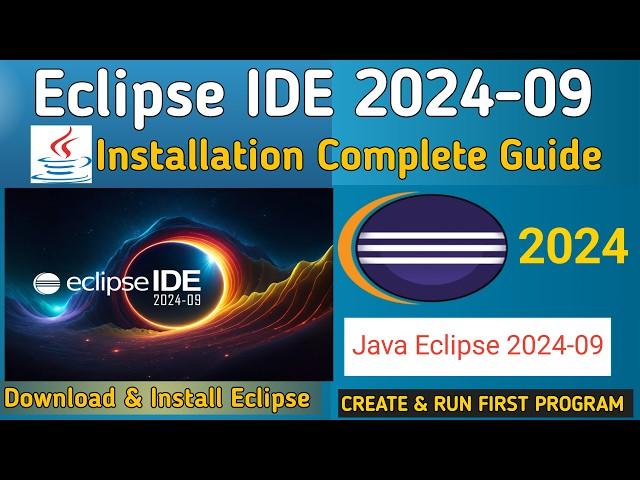 How to install Eclipse IDE 2024-09 on Windows 10/ 11