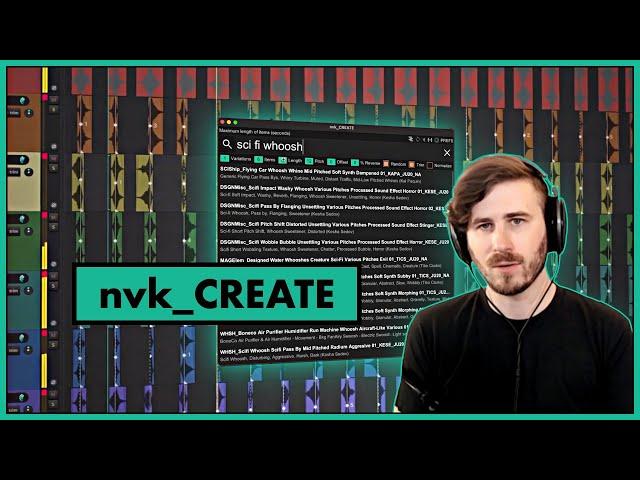 nvk_CREATE - Premium ReaScript pack for Pro Sound Designers