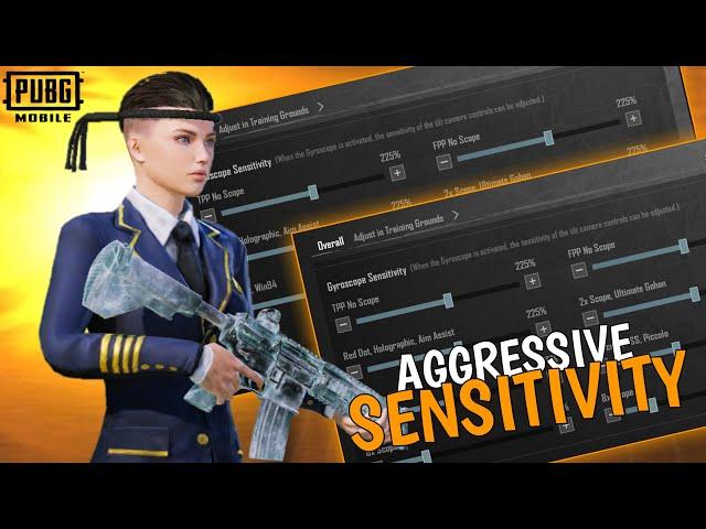 New Best Strongest sensitivity + Control Code For PUBG Mobile 2024| New 3.2 update 