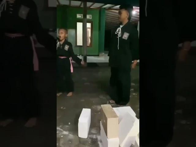 VIRAL AKSI WARGA PSHT PECAHKAN BATU PAKAI KEPALA SISWA#shorts