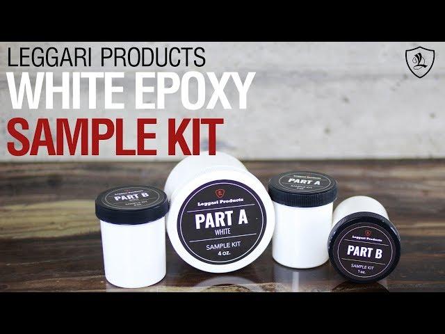 White Epoxy Sample Kit | Leggari Products