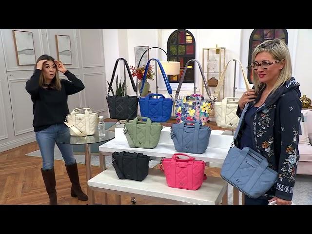 Lug Matte Luxe Crossbody with Tote Handles - Dory Medium on QVC