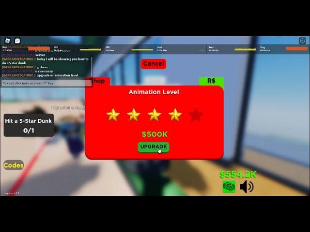 How to do a 5-Star dunk in Roblox Dunking Simulator