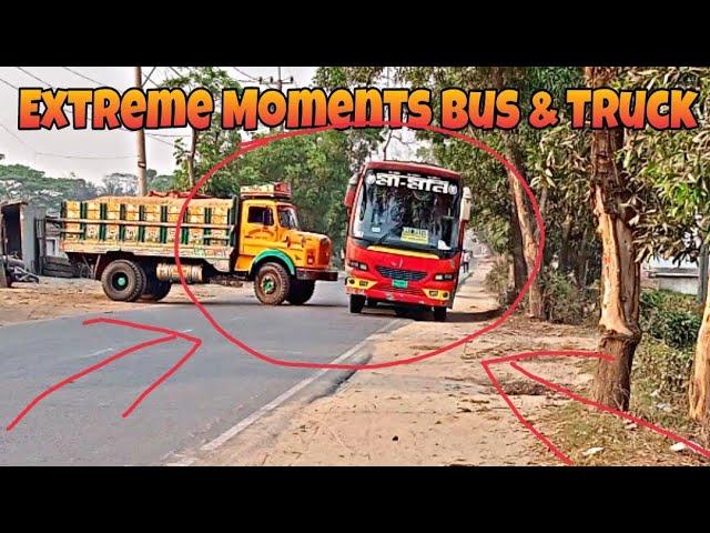 Extreme Moment of Bus & Truck//Amazing Buses Video