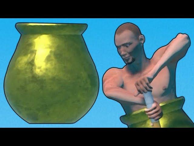 Getting Over It - СЕКРЕТ ЗОЛОТОГО ГОРШКА [#7] - Игра - Прохождение