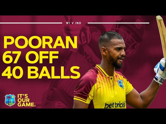 Match-Winning Innings! | Nicholas Pooran Hits 67 (including 4 SIXES) | West Indies v India 2nd T20I