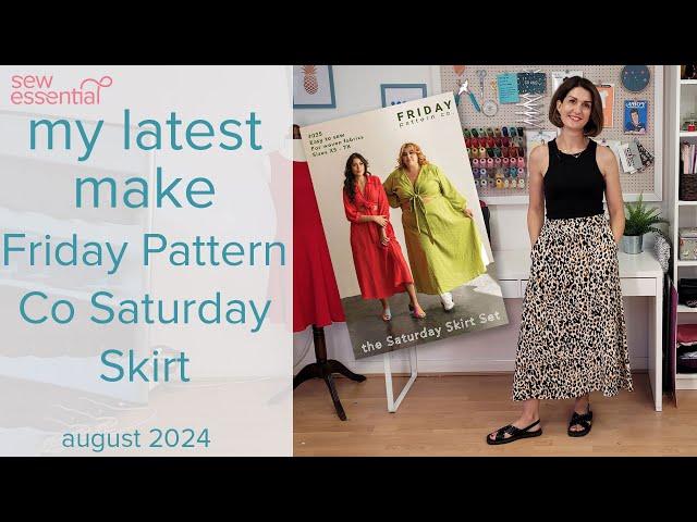 My Latest Make - The Friday Pattern Company Saturday Skirt - August 2024