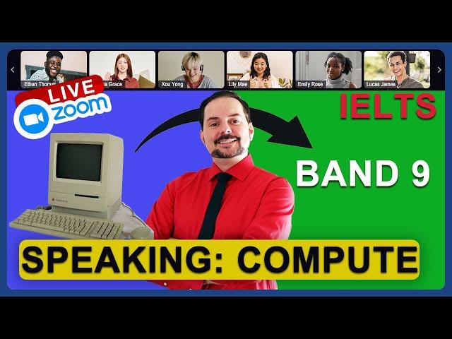 IELTS Live Class - Speaking about Computers and Parties