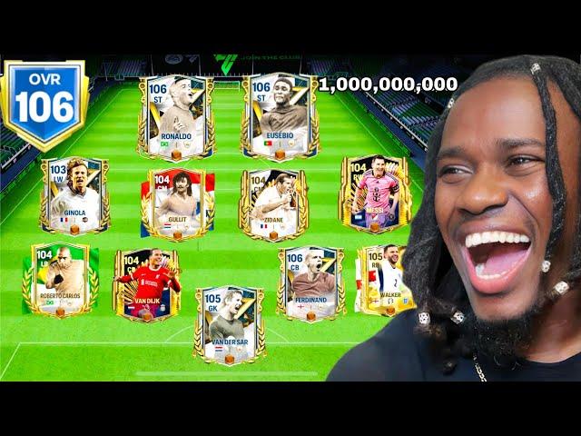 I Finally Upgraded MyTeam!! 1 Billion Coins Upgrade - FC MOBILE