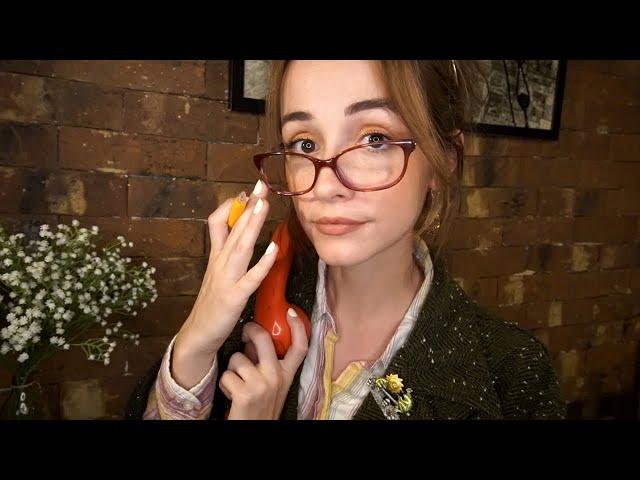 ASMR Roleplay | Teacher Grades Your Paper (Gum Chewing, Typing, Inaudible Whispers, Writing, Sassy)