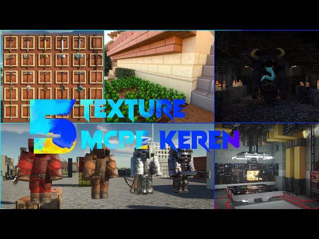 TERBARU!! TOP 5 Texture MCPE Keren ringan 1.21+