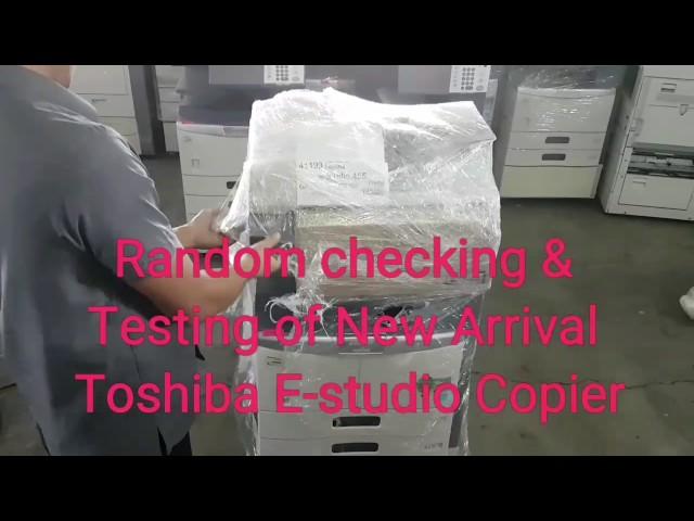 Unpacking of Toshiba E-studio 255 / 355 / 455 digital multifunction copier by Copieronline