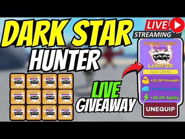 Live 3rd FREE Dark Star Hunter Pets Giveaway in Muscle Legends Roblox | Muscle Legends Pet Glitch