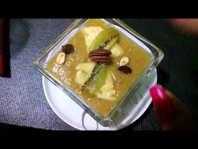 Quick, lazy kiwi dessert 2 ingredients