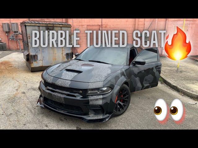 Burble tuning my wide body scat *CRAZY FLAMES*