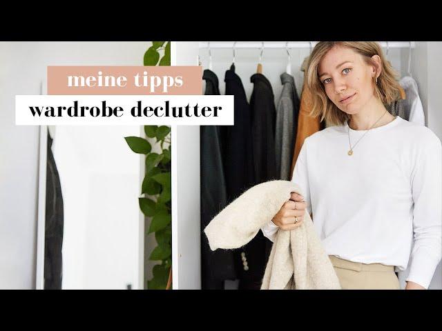 WARDROBE DECLUTTER | Minimalismus im Kleiderschrank: richtig aussortieren