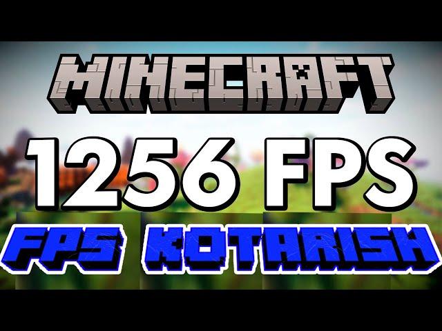 MINECRAFTDA  FPS KOTARISH KUCHSIZ KOMYUTERLARDA. MINECRAFT