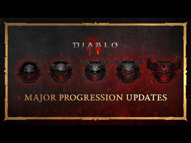 Diablo IV | Progression Updates | Difficulty, Paragon, Level Cap Changes