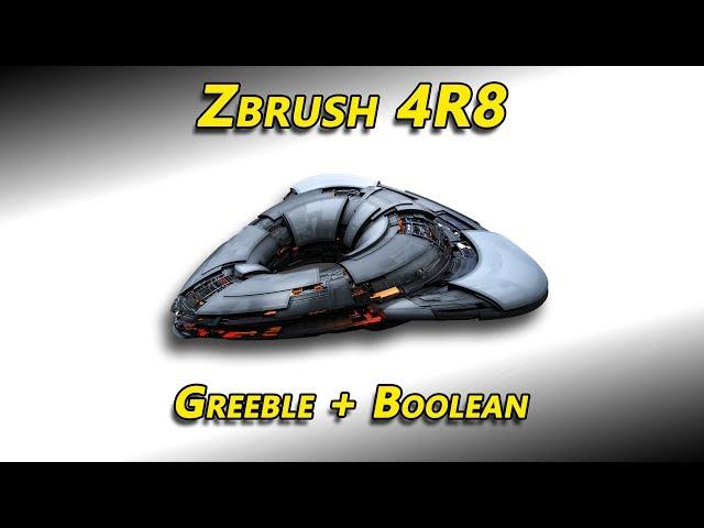 Zbrush 4R8 Greeble + Boolean