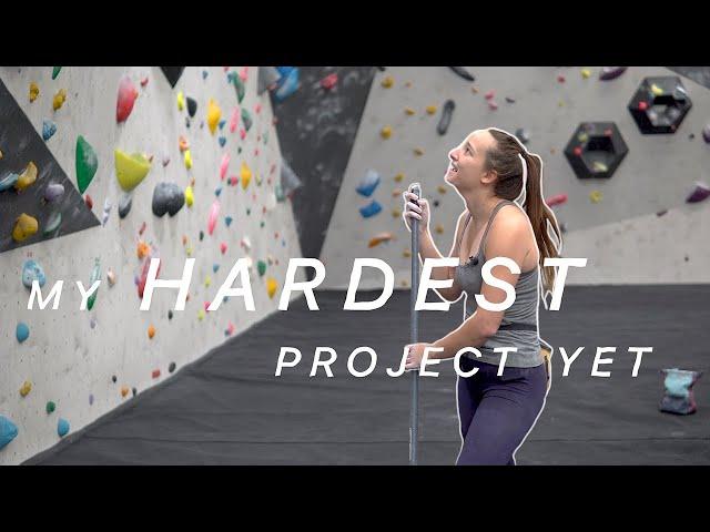 My hardest indoor bouldering project yet | Climbing at Volume 1