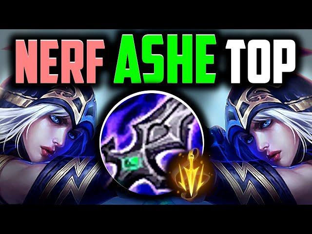 ASHE TOP IS BRUTAL (1 MISTAKE=KILL) - How to Play Ashe top For Beginners Season 14