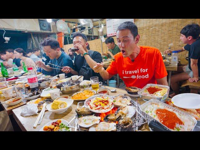 Korean Street Food - EXTREME SEAFOOD + Must Eat Food in Busan, South Korea!! 