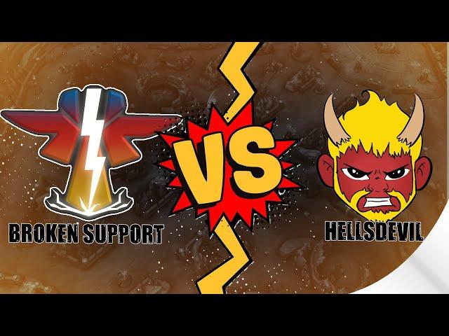 HellsDevil vs BrokenSupport | The Battle Of Titans | Challenger Caitlyn Gameplay | Guide & Build