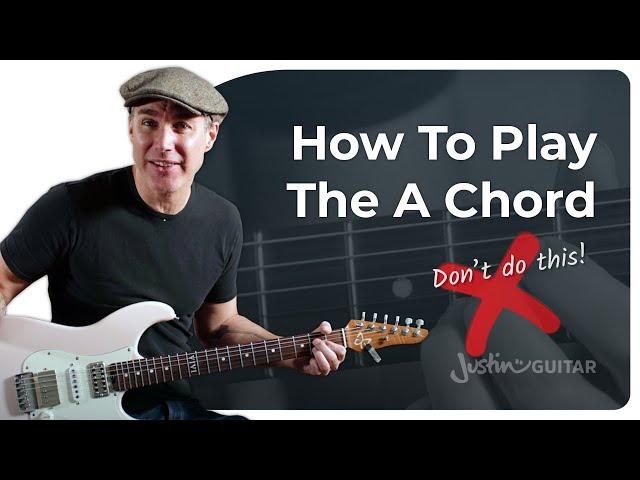 How to Play the A Chord | Guitar for Beginners