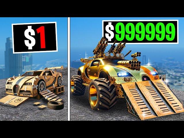 $1 to $1,000,000 RAMP CAR on GTA 5 RP