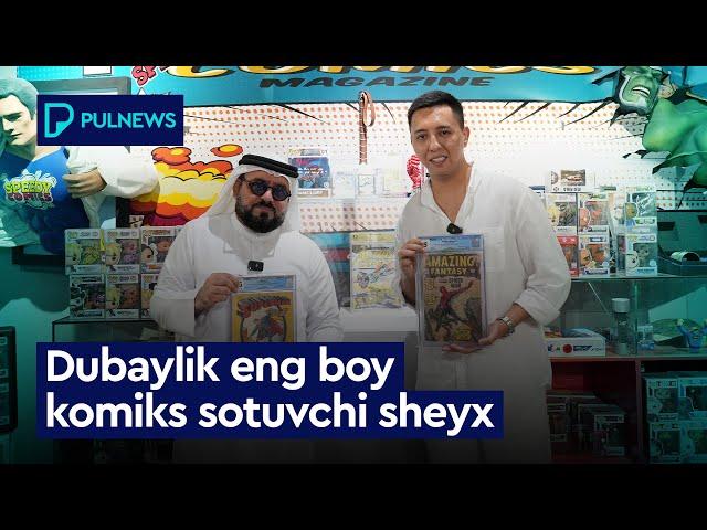 DUBAYLIK ENG BOY KOMIKS SOTUVCHI SHEYX