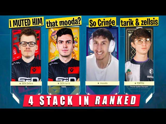 Is THIS How Mooda, Tarik, Zellsis & P0PPIN Stacked In One Team | VALORANT