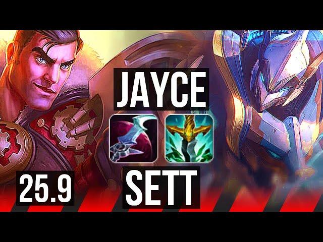JAYCE vs SETT (TOP) | 4/1/2 | EUW Master | 25.9