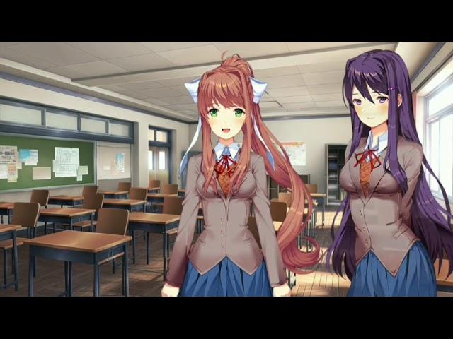 DDLC:История Нацуки#2:Пошли с Нацуки в магазин за мангой:)