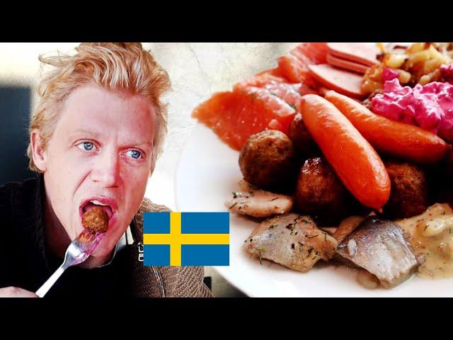 Eating Traditional SWEDISH Food (SUPER TASTY!!)