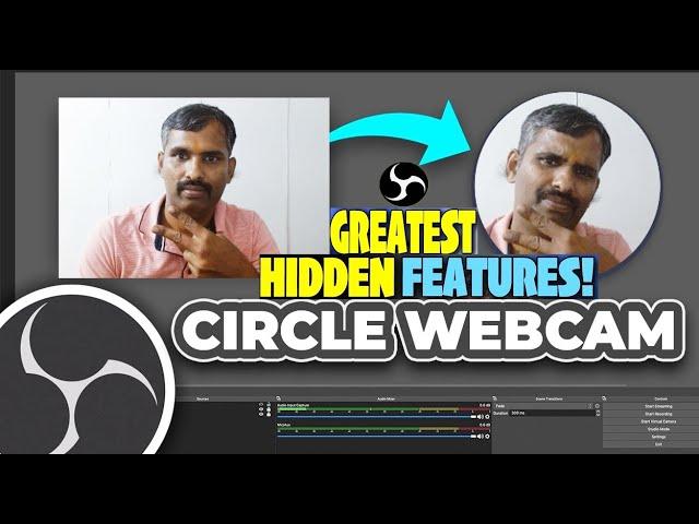 Circular webcam in OBS Studio | How to get a circular webcam in OBS Studio