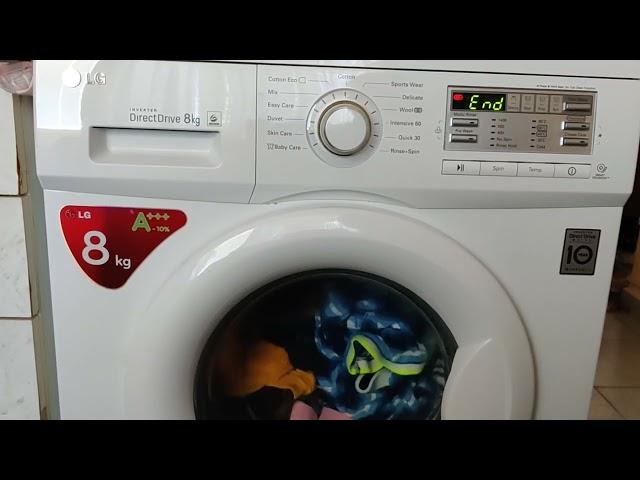 After 8 years from first video - "How singing LG F14B8TDA washing machine. Ending song"