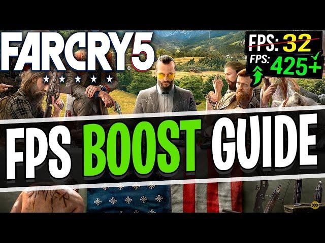 FAR CRY 5 - How to BOOST FPS, FIX STUTTER AND LAG