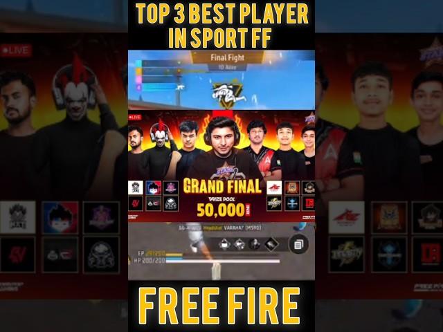 top 3 old most best in FF player sport tufani 1.mviews #freefire #garenafreefire #freefiremax #free