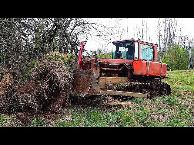 СТРОЙКА в ТАЁЖНОЙ ИЗБЕ! ВЫВОЗИМ ТОННЫ МЕТАЛЛА из ЛЕСА! ТРАКТОРИСТ РАЗНЁС ПОЛЕВОЙ СТАН на ДТ-75