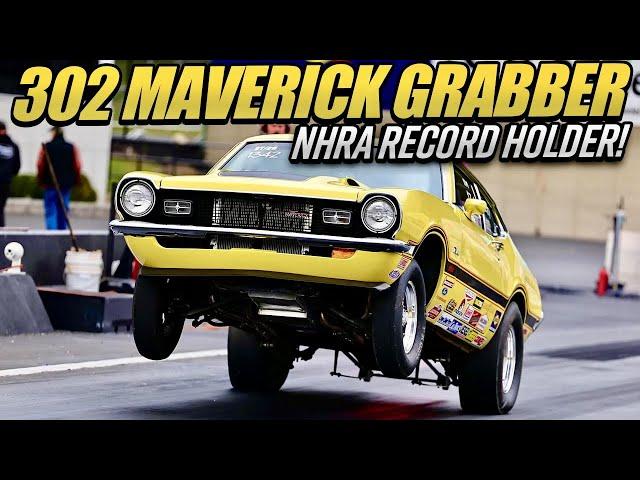 8,000 RPM 302 Maverick Grabber | Super Stock National Record Holder