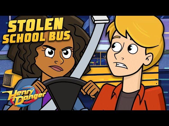 The Adventures of Kid Danger: Stolen School Bus! | Henry Danger