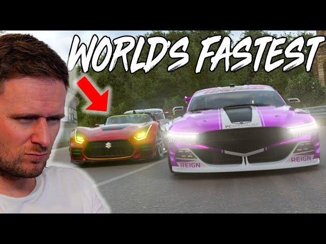 I raced the World's Fastest EVER Gran Turismo driver... It was EMBARRASSING