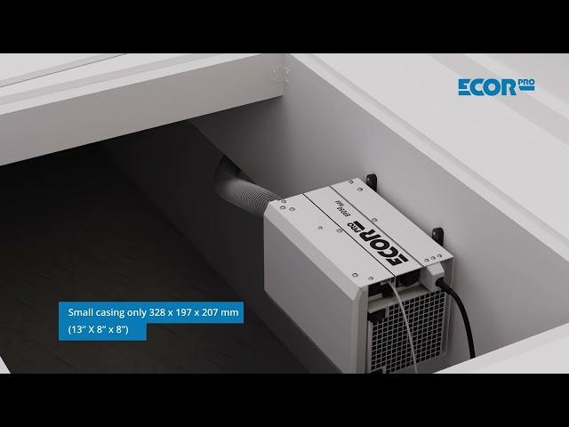 EPD50-MAX DryFan Desiccant Semi-Pro Dehumidifier for Home and Semi-Industrial Drying Applications