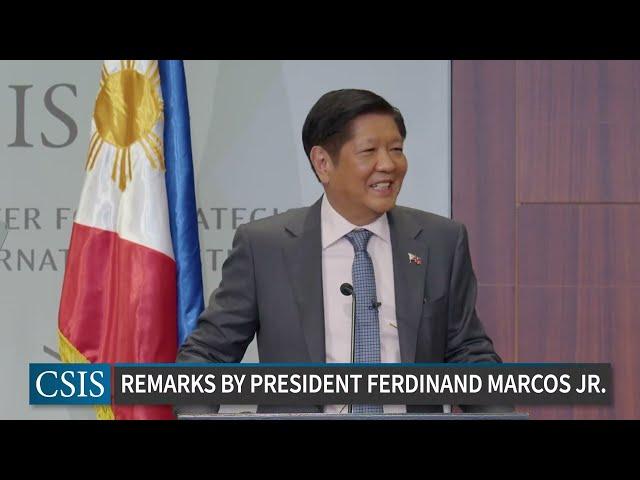 A Conversation with President Ferdinand Marcos Jr. of the Philippines