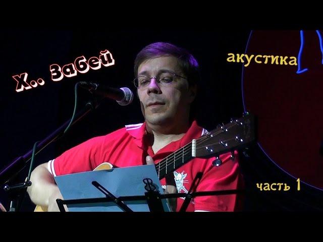 Хуй Забей, акустический концерт (часть1)