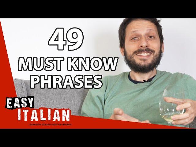 49 Must-Know Phrases for Your First Conversation in Italian | Easy Italian 76