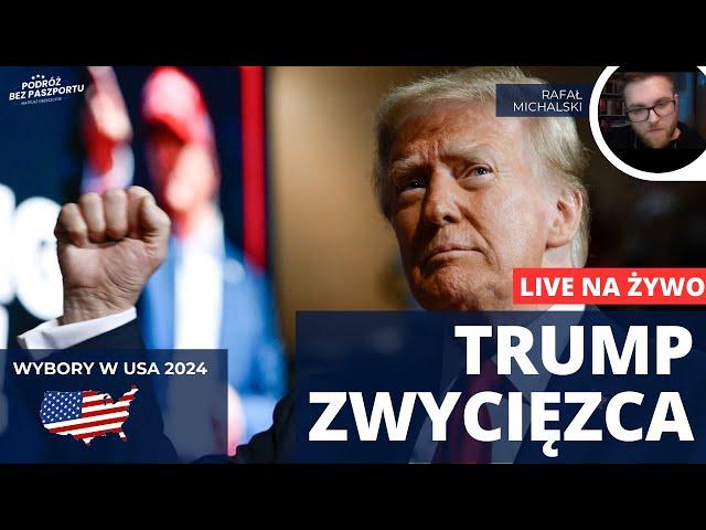 DONALD TRUMP OGŁASZA ZWYCIĘSTWO | Wybory USA - Live z Rafałem Michalskim