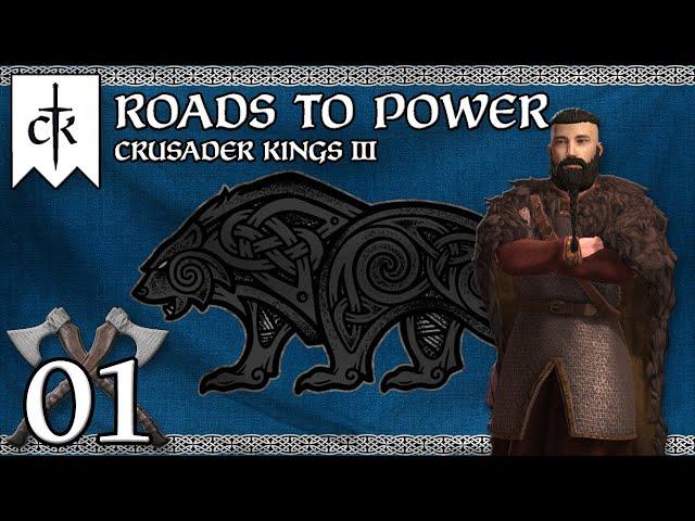 Let's Play Crusader Kings 3 III Roads to Power | CK3 Roleplay Landless Adventurer Gameplay Episode 1