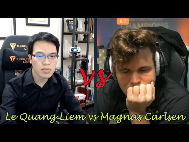 SUPER DRAMATIC!! Magnus Carlsen vs Le Quang Liem || Chess Tour Finals 2022 - R5 - G7