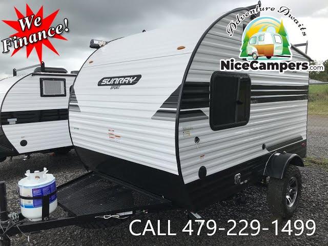 PREVIOUSLY SOLD 2021 Sunset Park RV SunRay 139S @ NiceCampers.com 479-229-1499